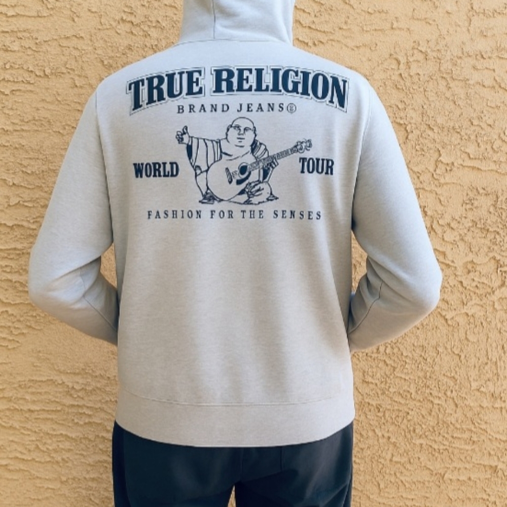 TRUE RELIGION MEN’S HOODIE. SIZE L. EXCELLENT CONDITION! - Picture 3 of 6